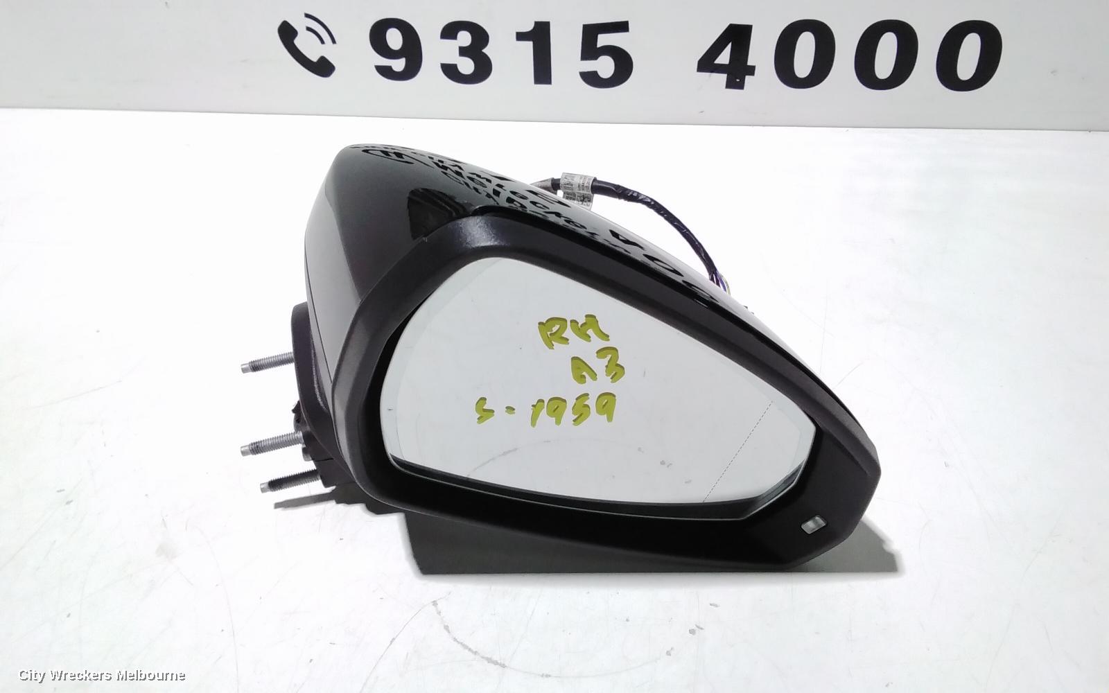 AUDI A3 RIGHT DOOR MIRROR, 8V, A3, SEDAN, POWER FOLD, NON LANE CHANGE ASSIST TYPE (6XK/7Y0), 05/2016 - 10/2020 - Image 2