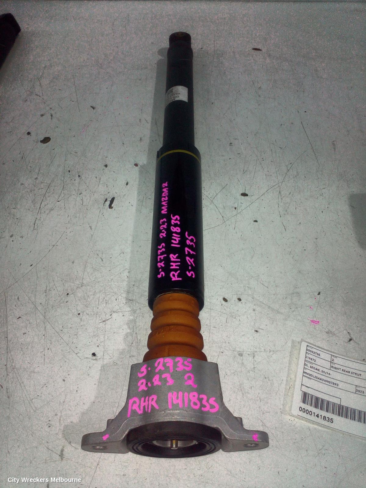 MAZDA 2 RIGHT REAR STRUT, DL, SEDAN, 09/2014 ONWARDS - Image 1