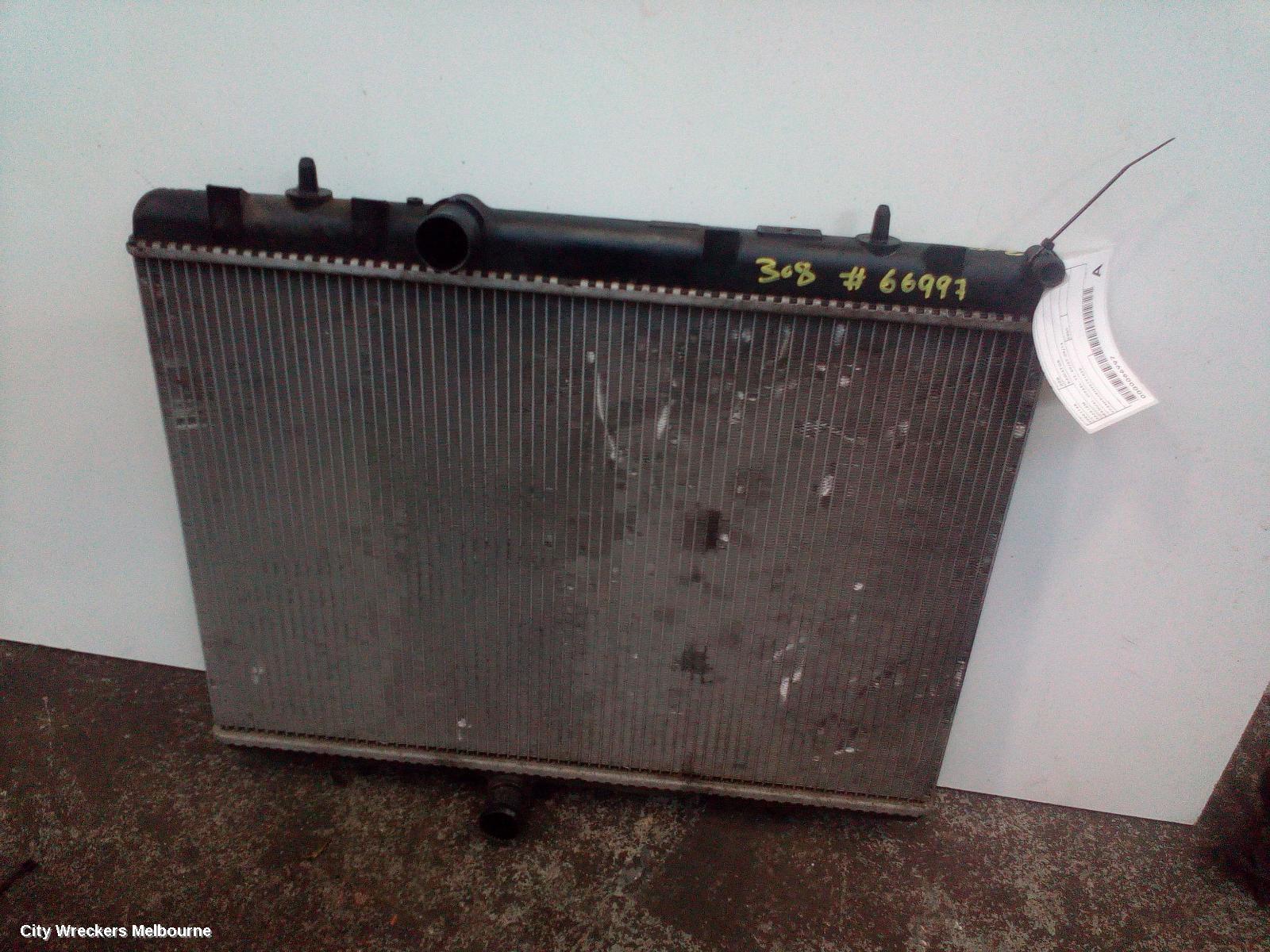 PEUGEOT 308 RADIATOR, T7, DIESEL, 2.0, TURBO, VIN RHR, 09/2007 - 09/2014 - Image 1