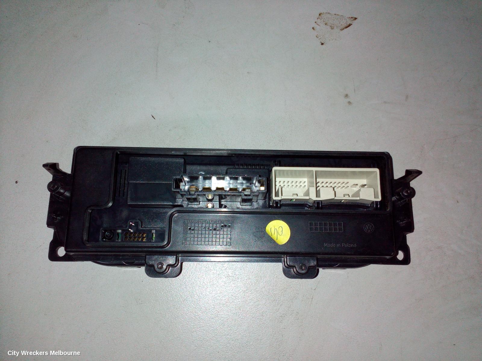VOLKSWAGEN PASSAT HEATER/AC CONTROLS, 3CC, 2 KNOB DIAL, W/ SEAT WARMER TYPE, SEDAN, 01/2009 - 12/2016 - Image 2