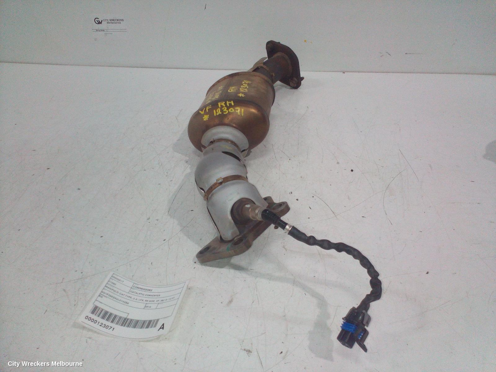 HOLDEN COMMODORE CATALYTIC CONVERTER, MANIFOLD-CAT TYPE, 3.6, LFX, RH SIDE, VF, 05/2013 - 12/2017 - Image 1