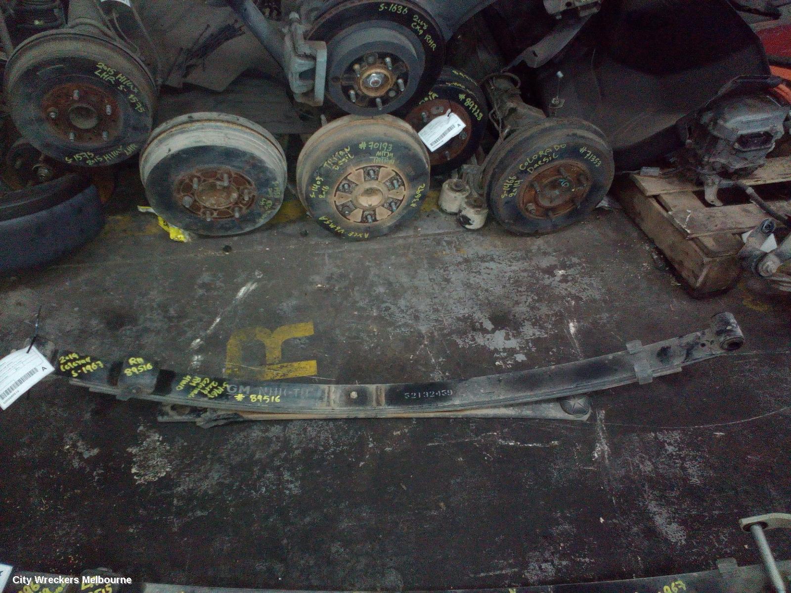 HOLDEN COLORADO REAR LEAF SPRING, RG, RH SIDE, DUAL CAB, 4 LEAF, 07/2016 - 12/2020 - Image 2