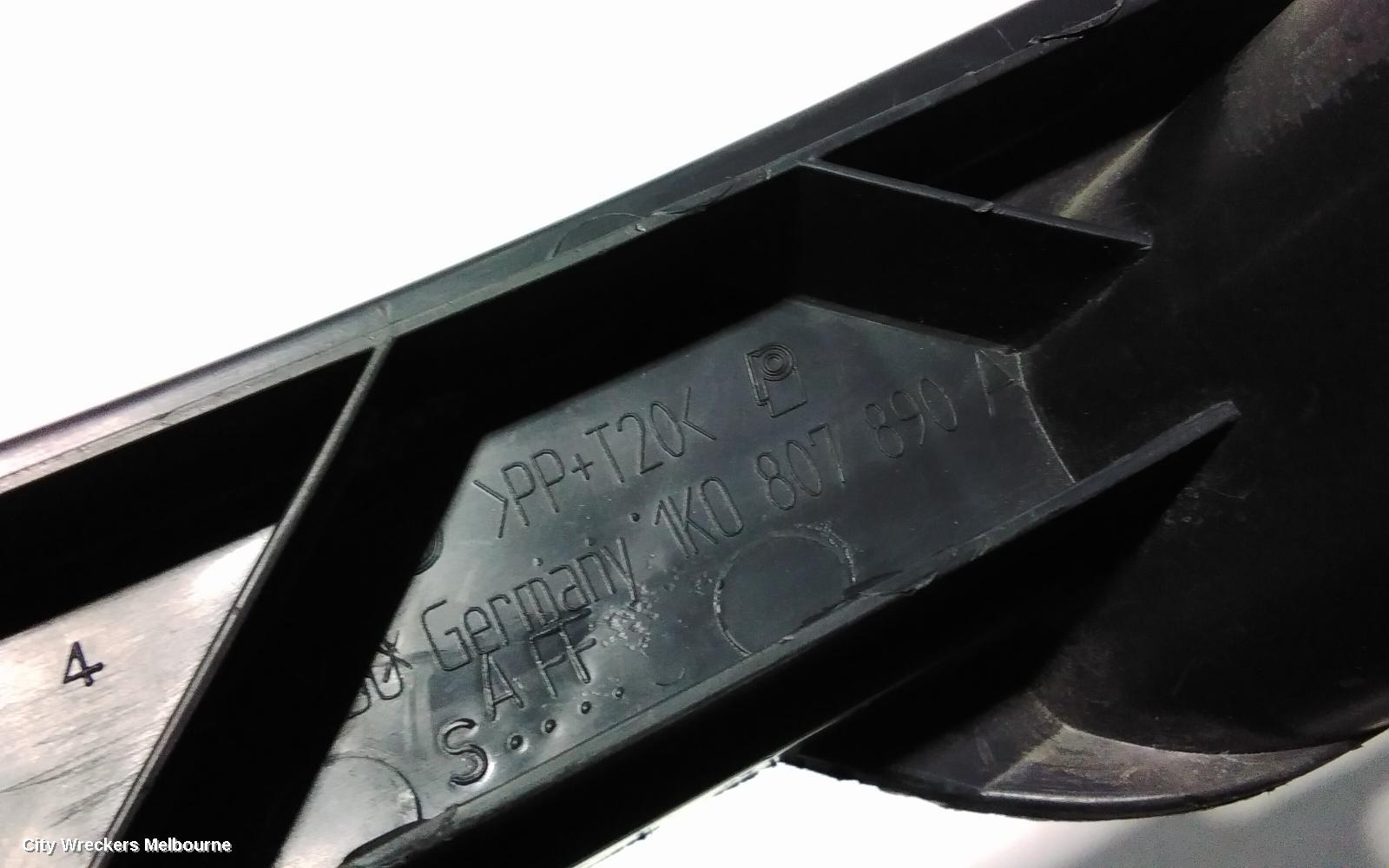 VOLKSWAGEN GOLF, GEN 5 06/2004 - 02/2009, RHF BAR SLIDER: 92374 - Image 3