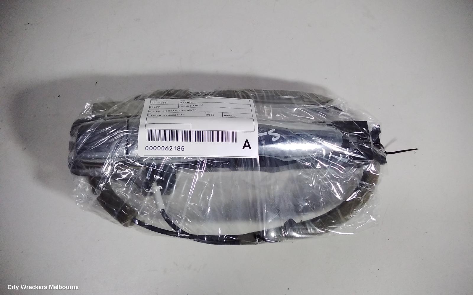 NISSAN XTRAIL DOOR HANDLE, OUTER, RH REAR, T32, 02/2014 ONWARDS - Image 3