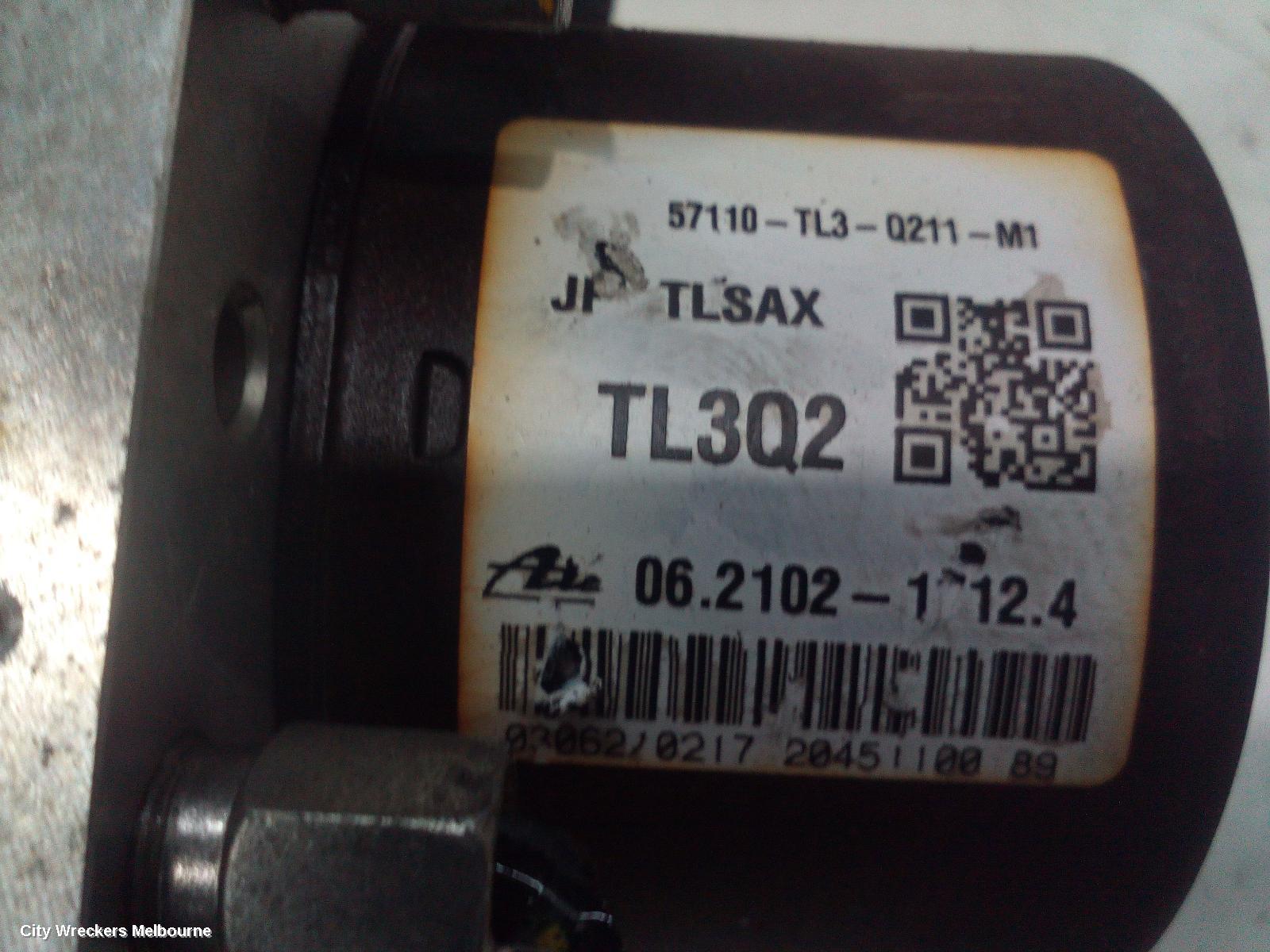 HONDA ACCORD ABS PUMP/MODULATOR, 8TH GEN, EURO (VIN JHMCU), P/N TL3Q2, 06/2008 - 12/2015 - Image 3