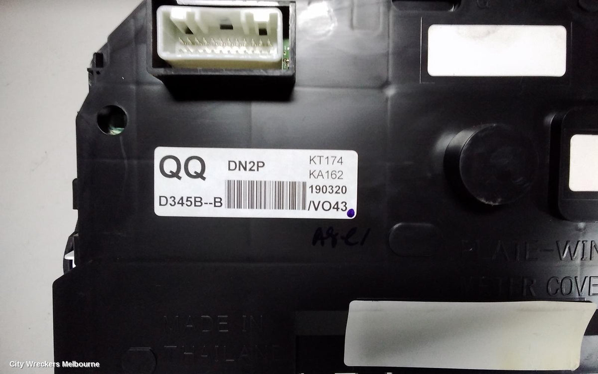 MAZDA CX3 INSTRUMENT CLUSTER, INSTRUMENT CLUSTER, PETROL, AUTO T/M, NEO SPORT/MAXX SPORT, DK, 06/2018 ONWARDS - Image 3
