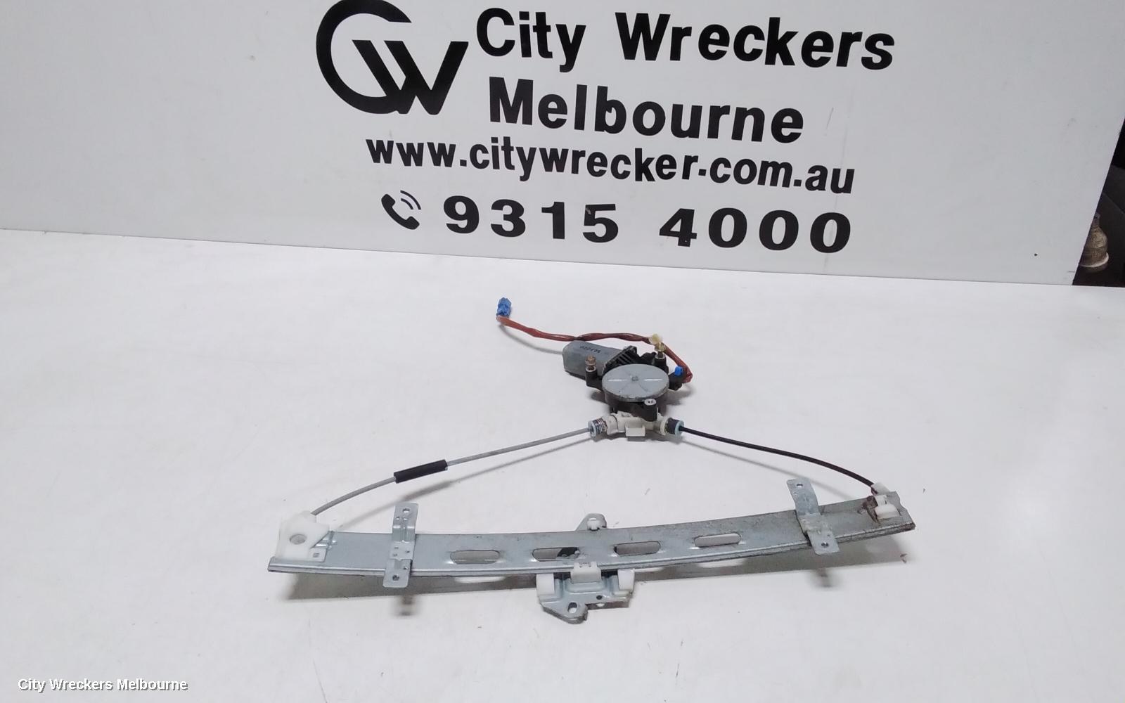 HONDA CIVIC LEFT FRONT WINDOW REG/MOTOR, 7TH GEN, POWER, SEDAN, 11/2000 - 12/2005 - Image 1