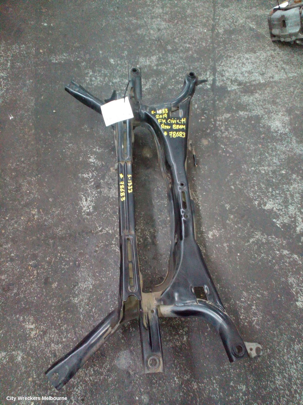 HONDA CIVIC REAR AXLE BEAM (FWD), 10TH GEN, 05/2016 - 08/2021 - Image 3