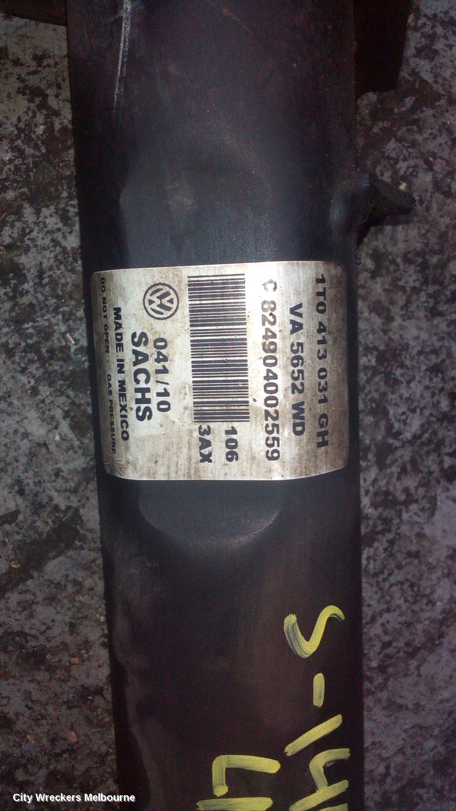 VOLKSWAGEN JETTA LEFT FRONT STRUT, 1KM, 11/2009 - 07/2011 - Image 1