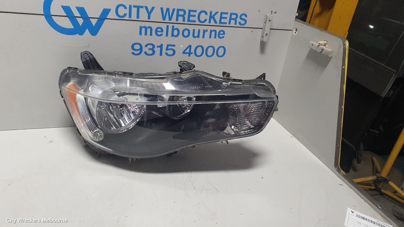 MITSUBISHI OUTLANDER RIGHT HEADLAMP, ZH, HALOGEN TYPE, 09/2009 - 10/2012 - Image 3