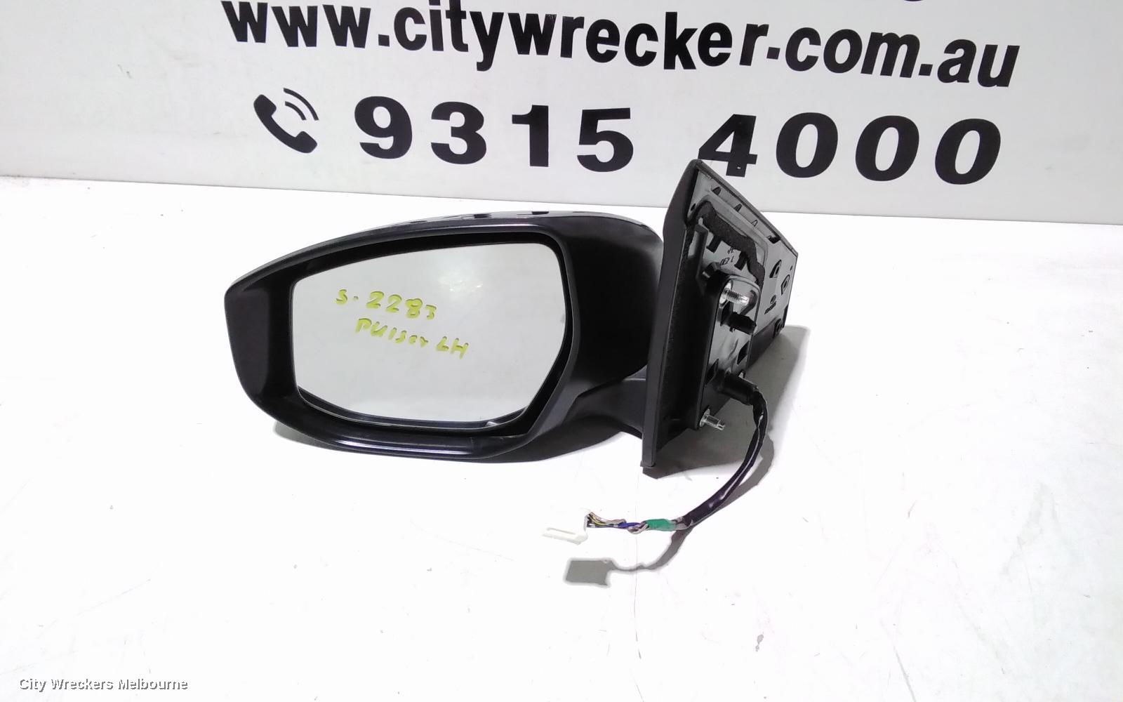 NISSAN PULSAR LEFT DOOR MIRROR, B17, SEDAN, MANUAL FOLD TYPE, 12/2012 - 12/2017 - Image 2