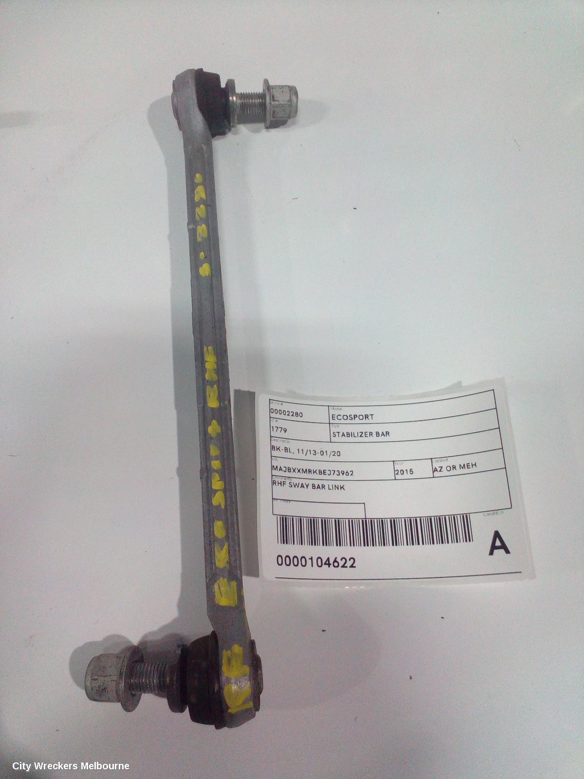 FORD ECOSPORT STABILISER BAR, BK-BL, 11/2013 - 01/2020 - Image 2