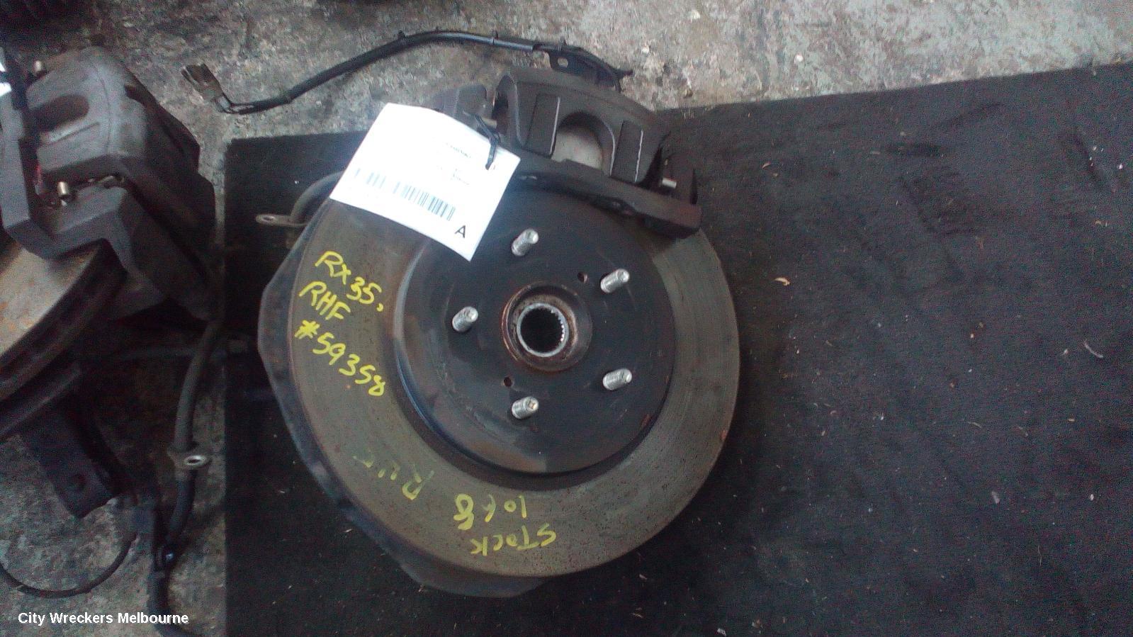 LEXUS RX SERIES RIGHT FRONT HUB ASSEMBLY, MCU3/GSU3/MHU3#, 04/2003 - 11/2008 - Image 1