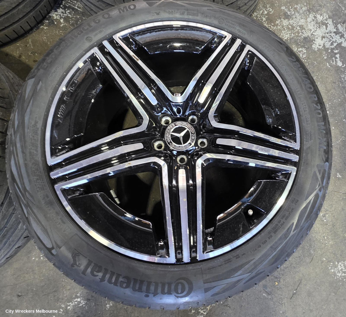 MERCEDES GLC CLASS WHEEL MAG, X254/C254, FACTORY, 20X8.5IN, 5 SINGLE SPOKE, BI-COLOUR, 10/2022 ONWARDS - Image 3