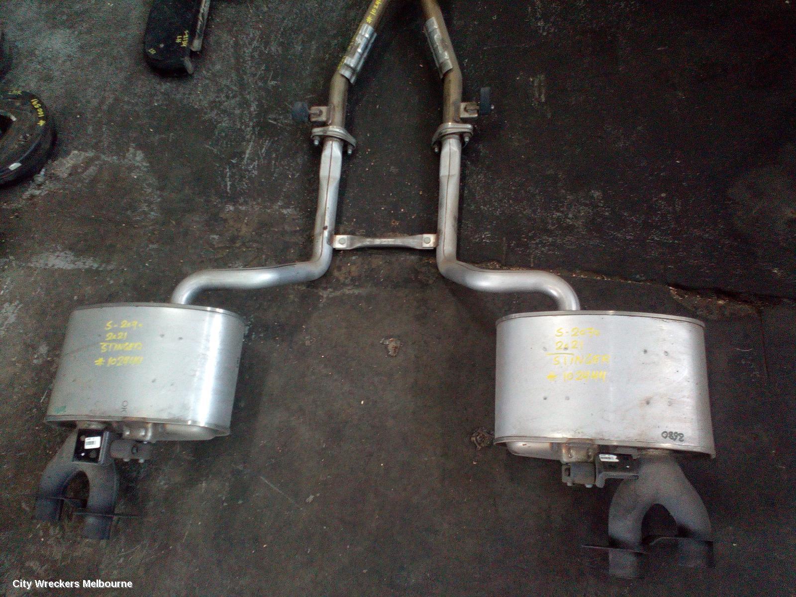 KIA STINGER EXHAUST SYSTEM, CK, 06/2017 - 04/2023 - Image 3