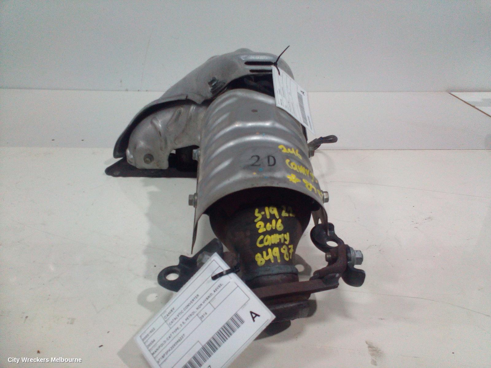 TOYOTA CAMRY CATALYTIC CONVERTER, MANIFOLD-CAT TYPE, 2.5, PETROL, NON HYBRID, ASV50, 05/2015 - 10/2017 - Image 1