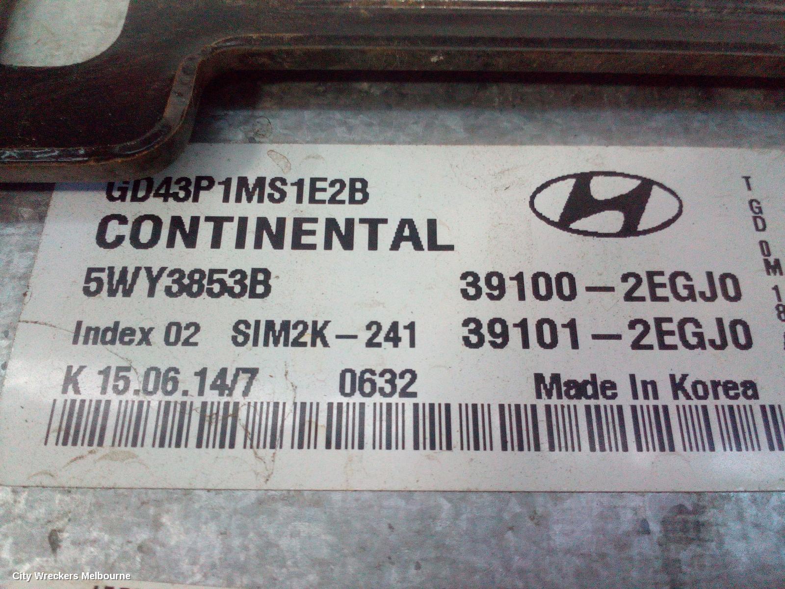 HYUNDAI I30 ECU, ENGINE ECU, 1.8, PETROL, AUTO T/M, ECU ONLY, GD, 03/2012 - 02/2017 - Image 2