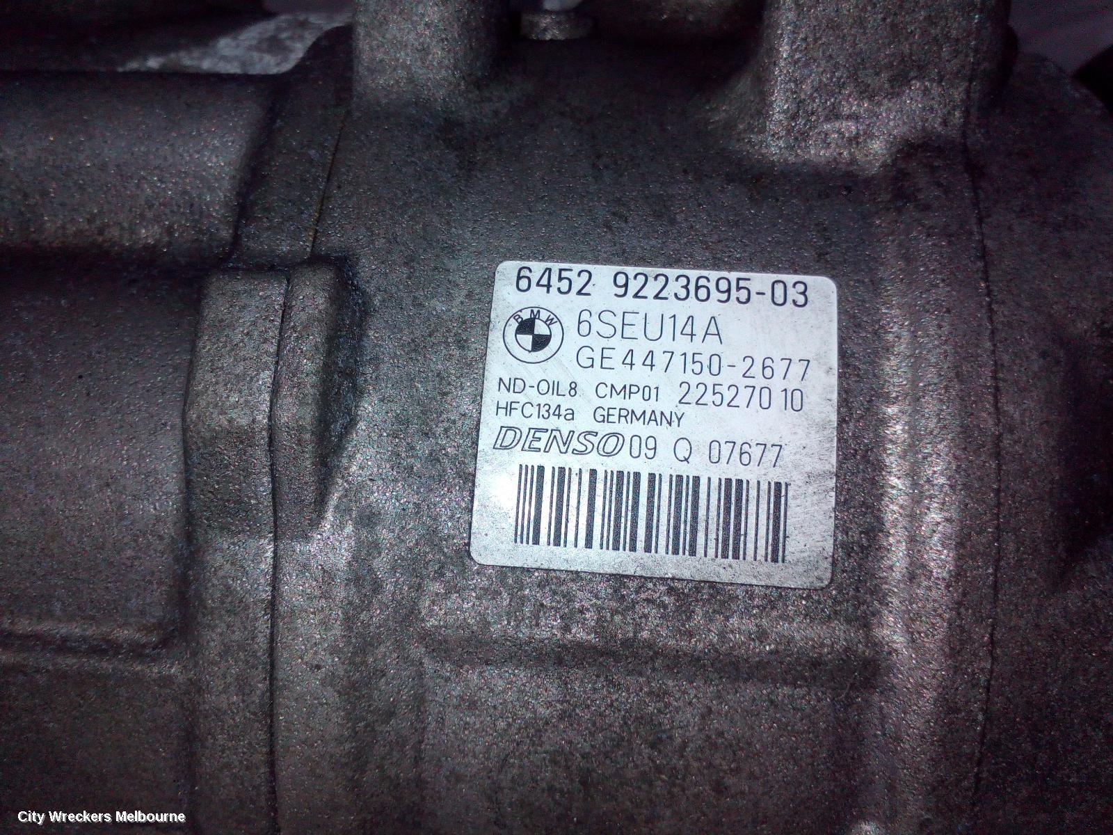 BMW 3 SERIES A/C COMPRESSOR, F30/F31/F34, 2.0, N20, PETROL, NON MAGNETIC CLUTCH TYPE, 11/2011 - 05/2016 - Image 1