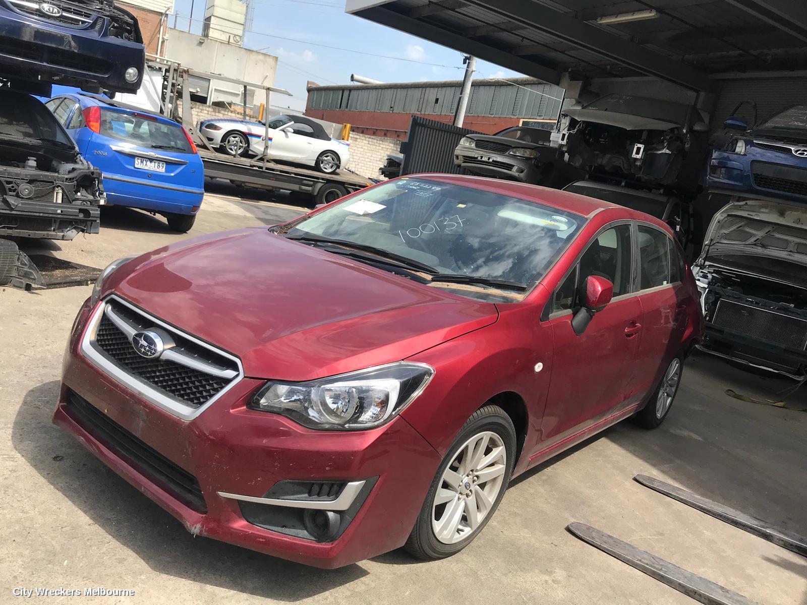 SUBARU IMPREZA A/C CONDENSER, G4, 12/2011 - 10/2016 - Image 1