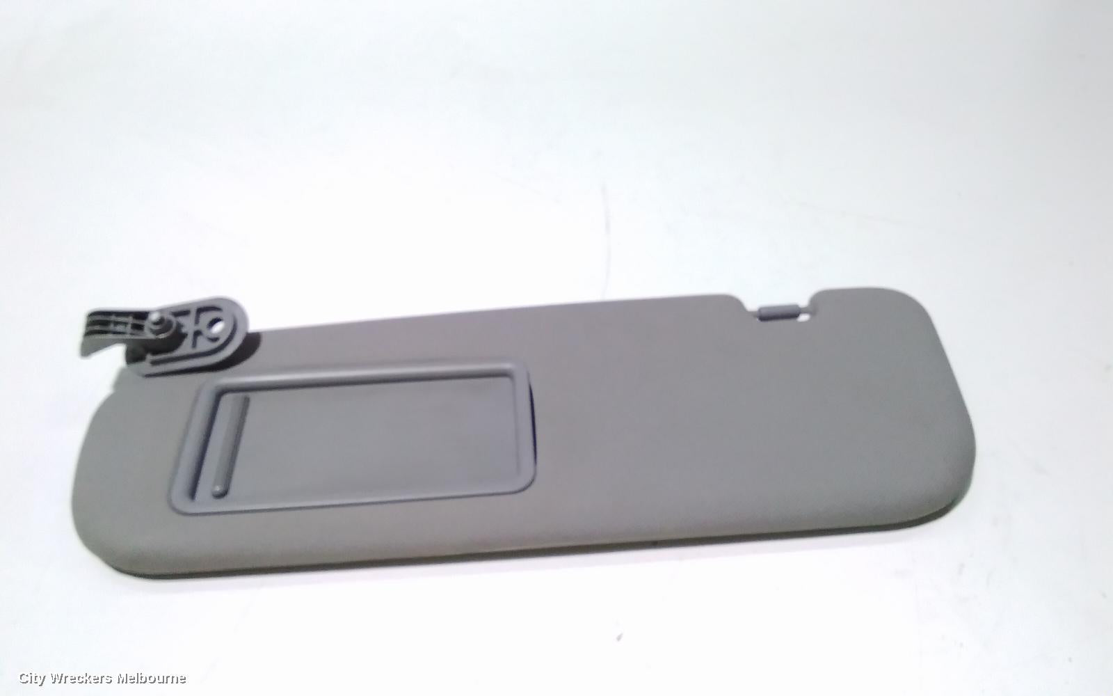 HYUNDAI VELOSTER SUNVISOR, FS, LH SIDE, GREY, W/ MIRROR & LAMP TYPE, 12/2011 - 02/2018 - Image 1