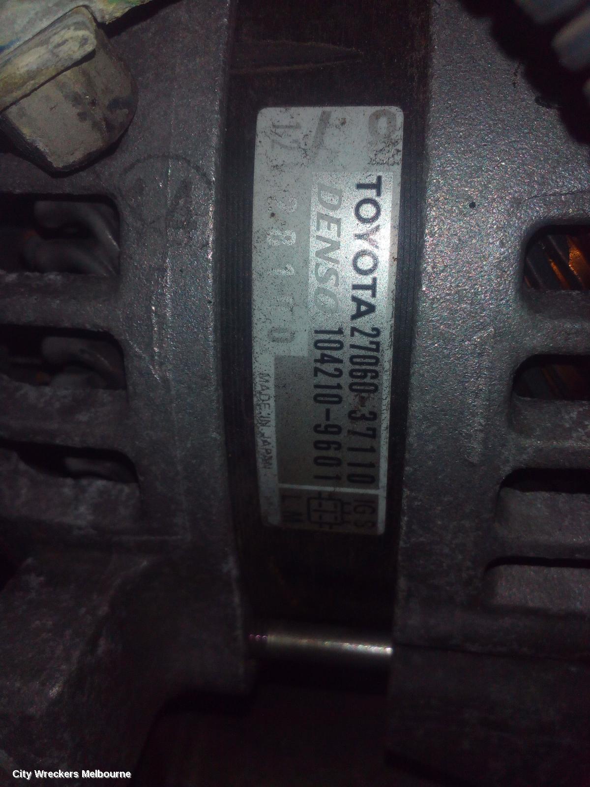 TOYOTA COROLLA ALTERNATOR, PETROL, 1.8, 2ZR-FE, 4 PIN TYPE, ZRE182R, HATCH, 10/2012 - 03/2015 - Image 2
