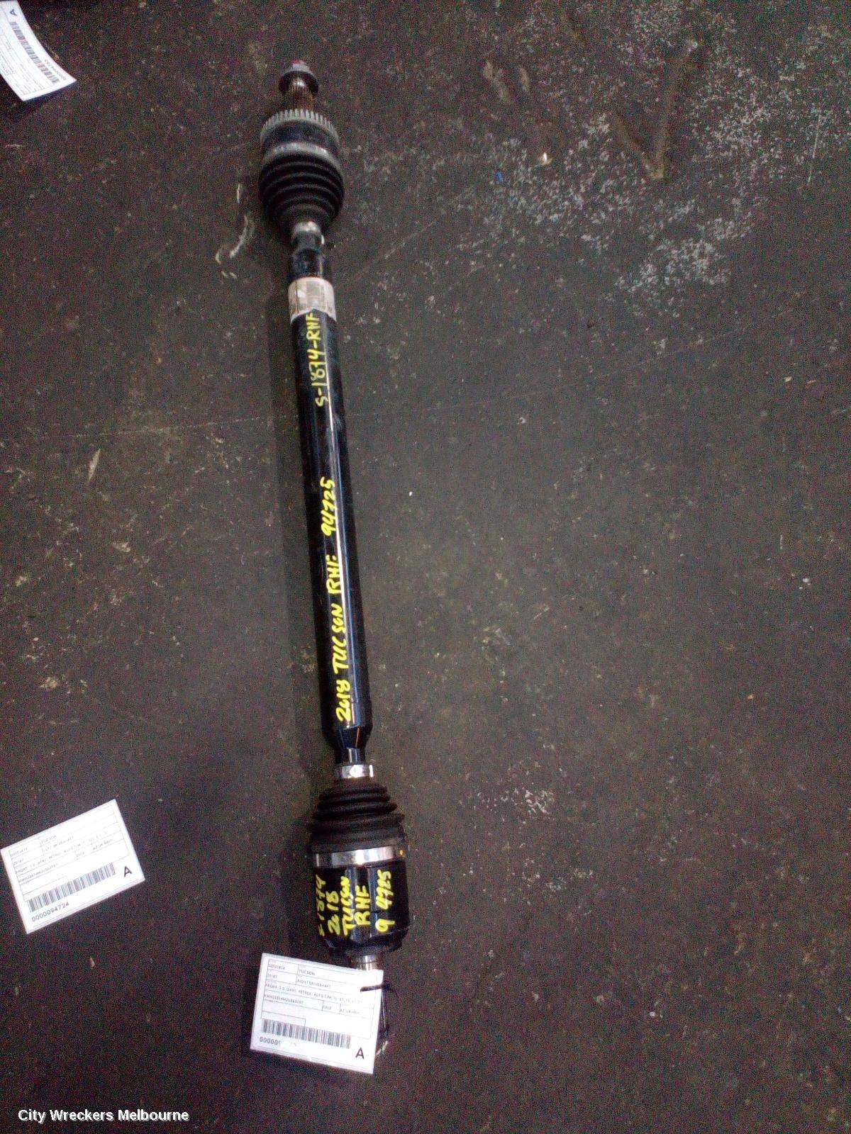 HYUNDAI TUCSON RIGHT DRIVESHAFT, FRONT, 2.0, G4NC, PETROL, AUTO T/M, TL, 07/2015 - 01/2021 - Image 3