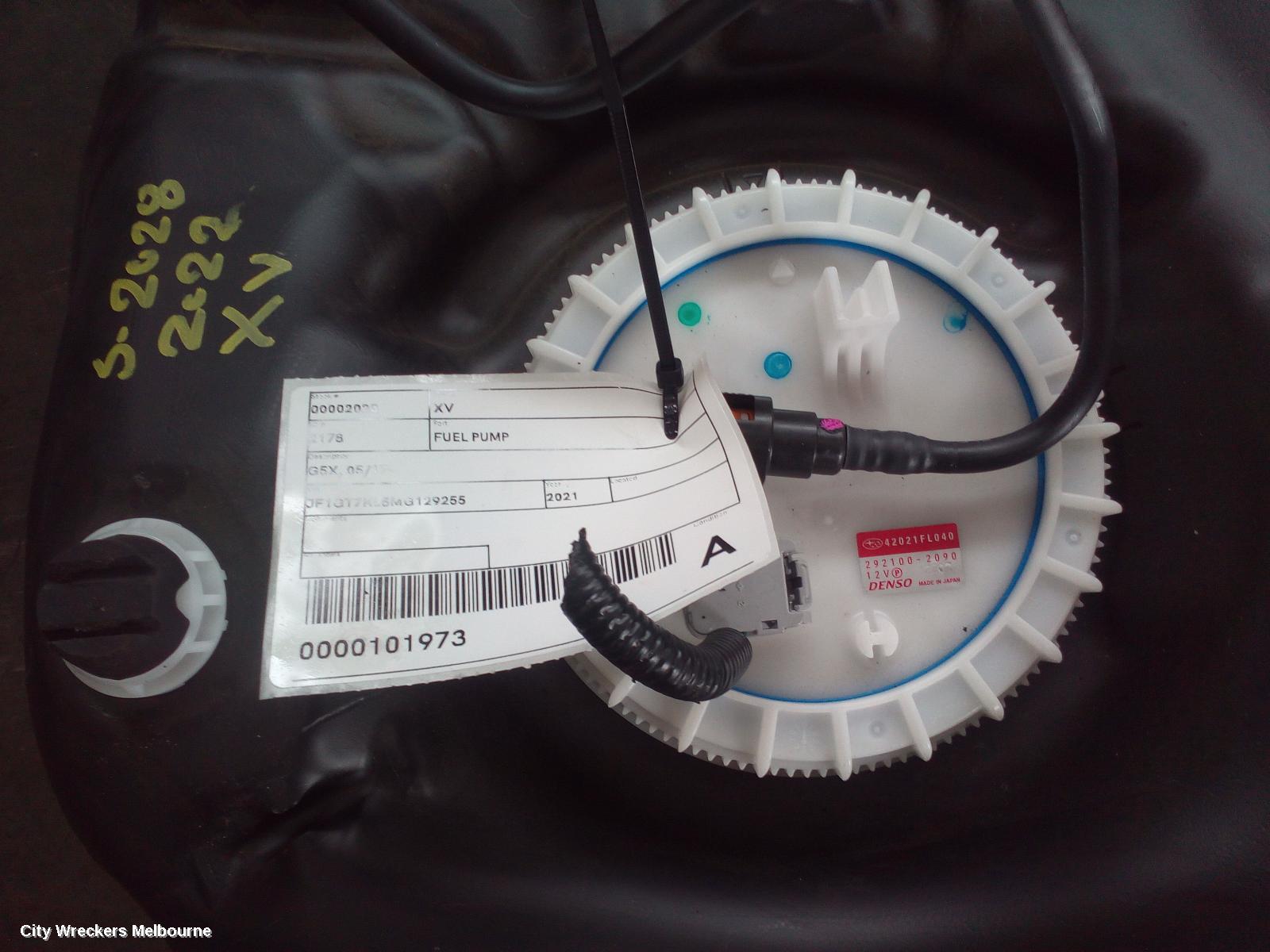 SUBARU XV FUEL PUMP, G5X, 03/2017 - 06/2023 - Image 2