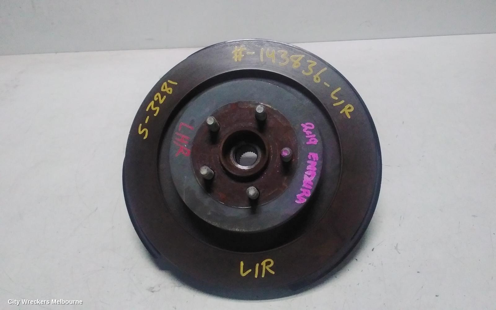 FORD ENDURA LEFT REAR HUB ASSEMBLY, AWD, CA, 09/2018 - 06/2020 - Image 1