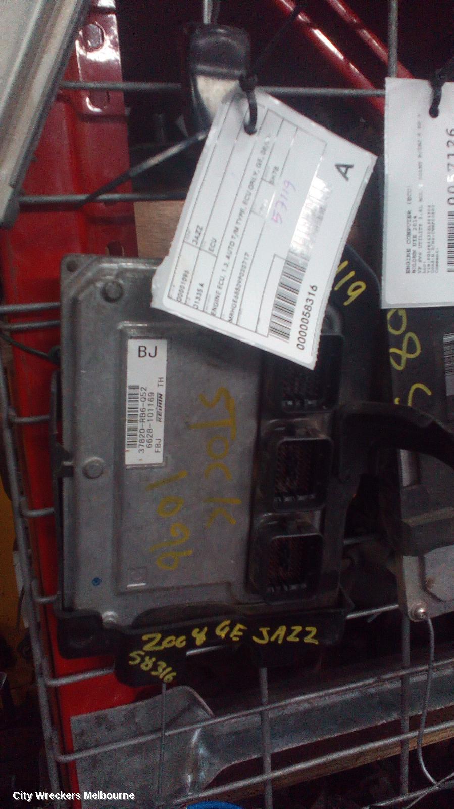 HONDA JAZZ ECU, ENGINE ECU, 1.3, AUTO T/M TYPE, ECU ONLY, GE, 08/2008 - 06/2014 - Image 2