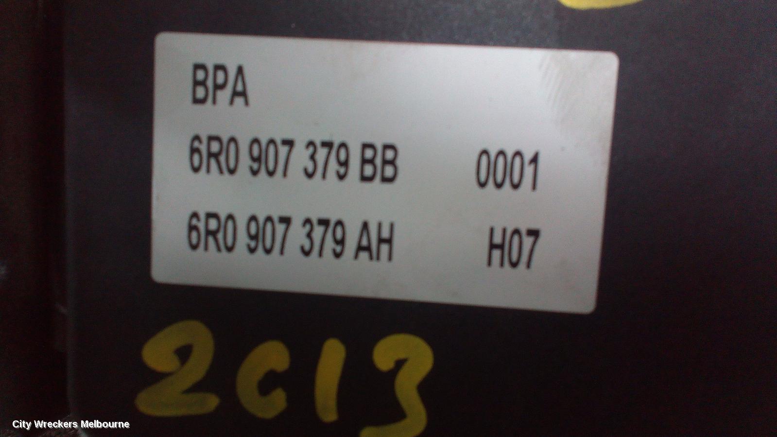 AUDI A1 ABS PUMP/MODULATOR, ON ALLOY P/N 6R0614517AL, ON MODULE P/N 6R0907379BA, 8X, 11/2012 - 05/2014 - Image 1