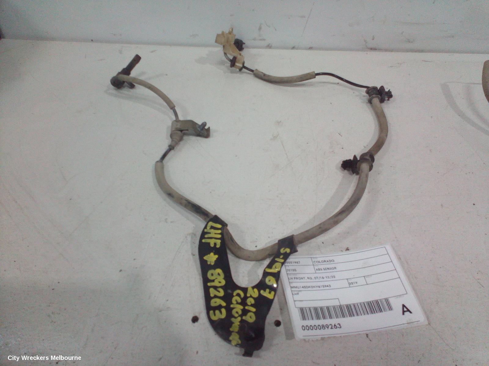 HOLDEN COLORADO ABS SENSOR, LH FRONT, RG, 07/2016 - 12/2020 - Image 1