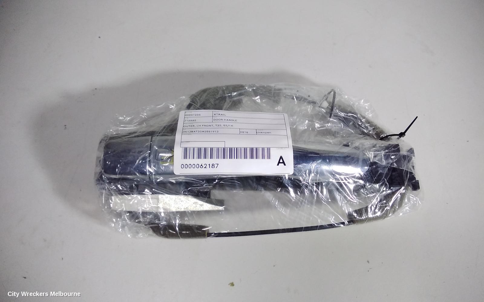NISSAN XTRAIL DOOR HANDLE, OUTER, LH FRONT, T32, 02/2014 ONWARDS - Image 3