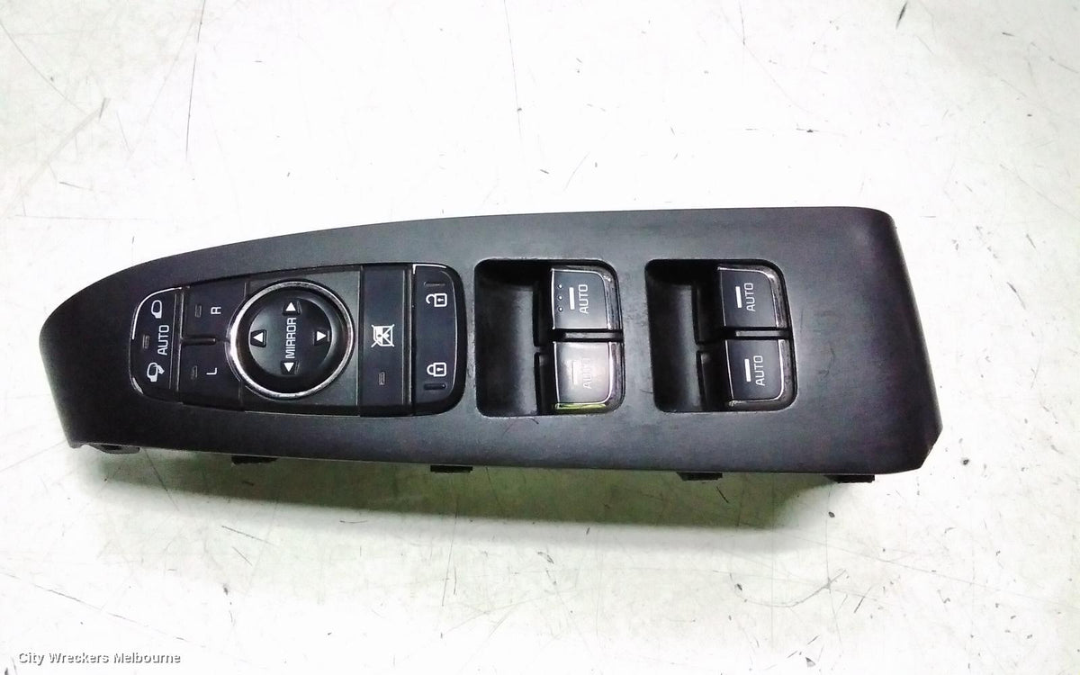 KIA CARNIVAL/GRAND CARNIVAL PWR DR WIND SWITCH, RH FRONT (MASTER SWITCH), W/ AUTO FOLD MIRROR SWITCH, AUTO TYPE (ALL WINDOWS), YP, 12/2014 - 10/2020 - Image 2