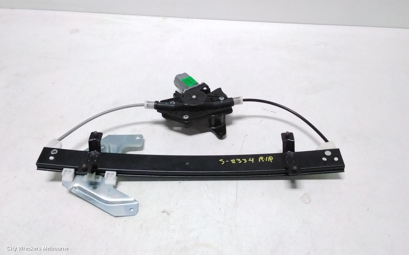 MG MG3 RIGHT REAR WND REG/MOTOR, DOOR REG ASSY (REG AND MOTOR), SZP1, 07/2016 ONWARDS - Image 2