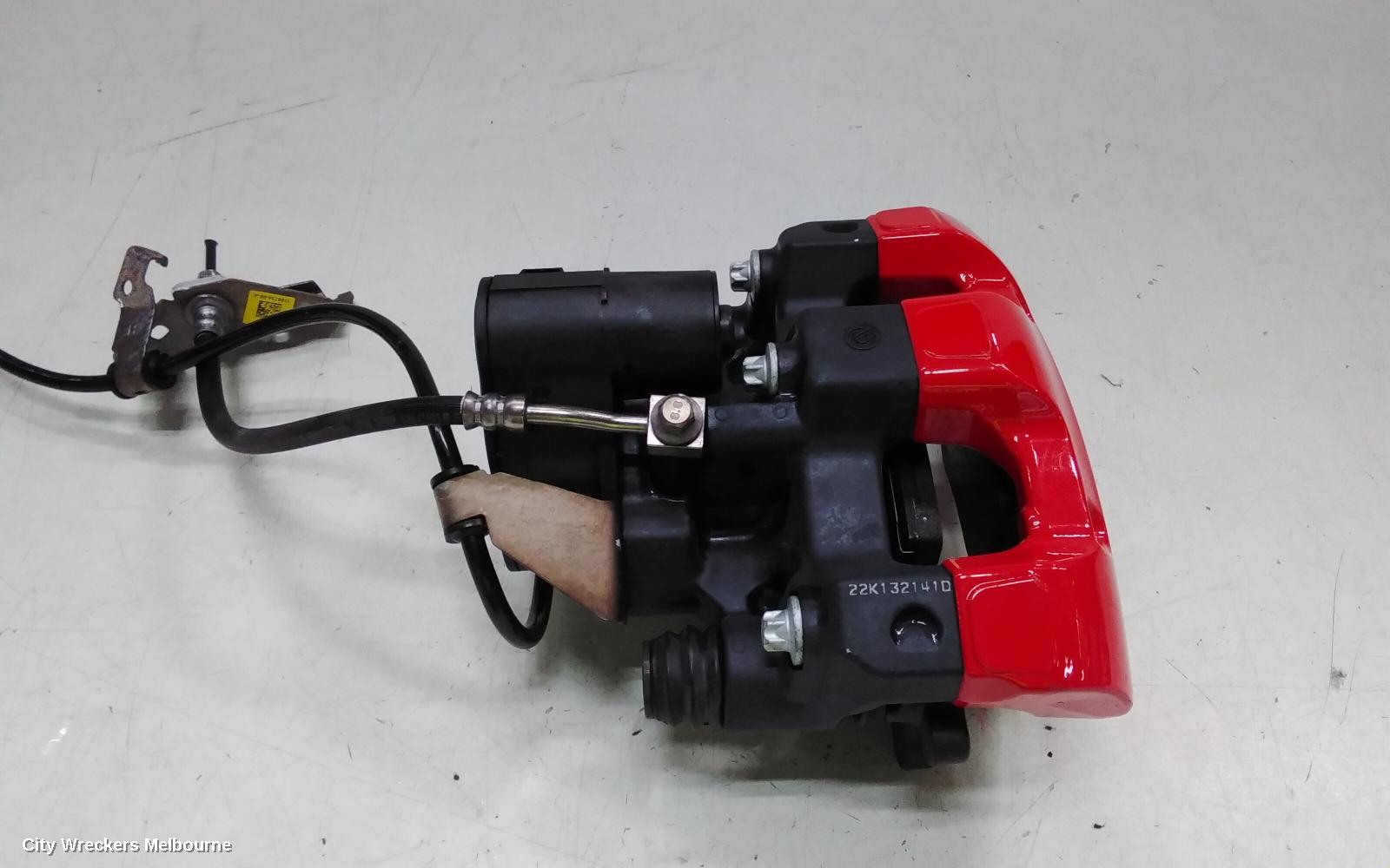 TESLA MODEL Y CALIPER, 1ST GEN, RH REAR, PERFORMANCE TYPE, RED, 03/2022 ONWARDS - Image 3