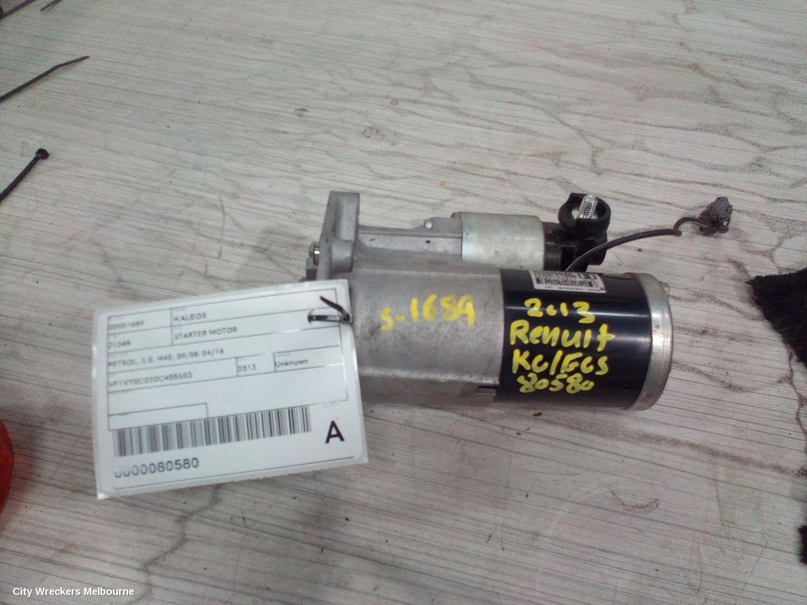 RENAULT KALEOS STARTER, PETROL, 2.5, AUTO T/M, H45, 09/2008 - 04/2016 - Image 2