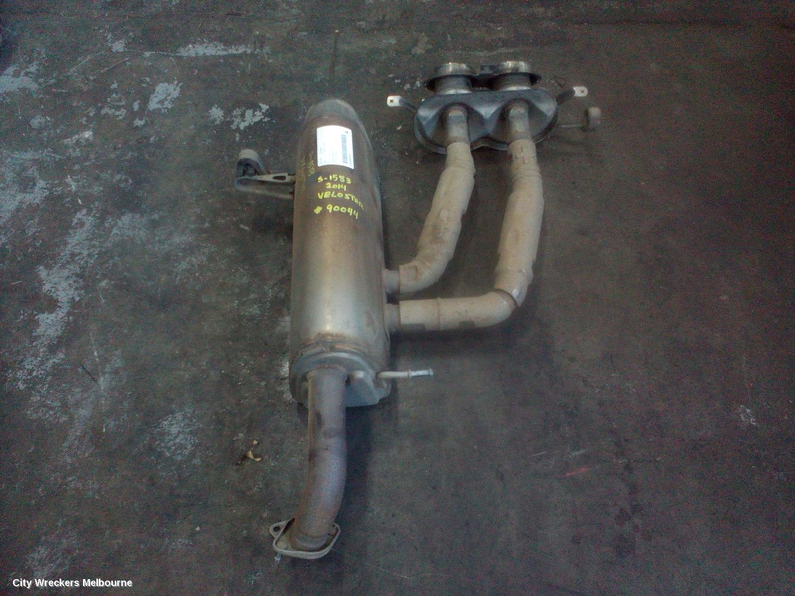 HYUNDAI VELOSTER EXHAUST SYSTEM, FS, 10/2011 - 08/2019 - Image 1