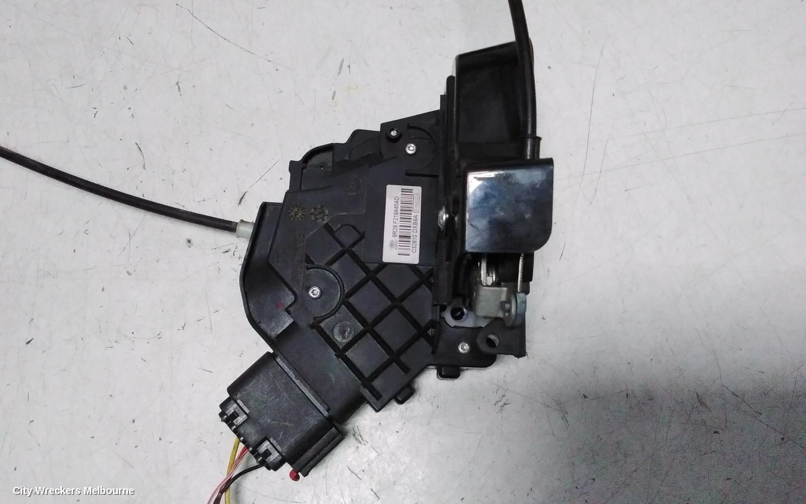 FORD FALCON DOOR/BOOT/GATE LOCK, AU-BA MKII, LEFT FRONT DOOR LOCK, WHITE PLUG TYPE, 09/1998 - 09/2005 - Image 3