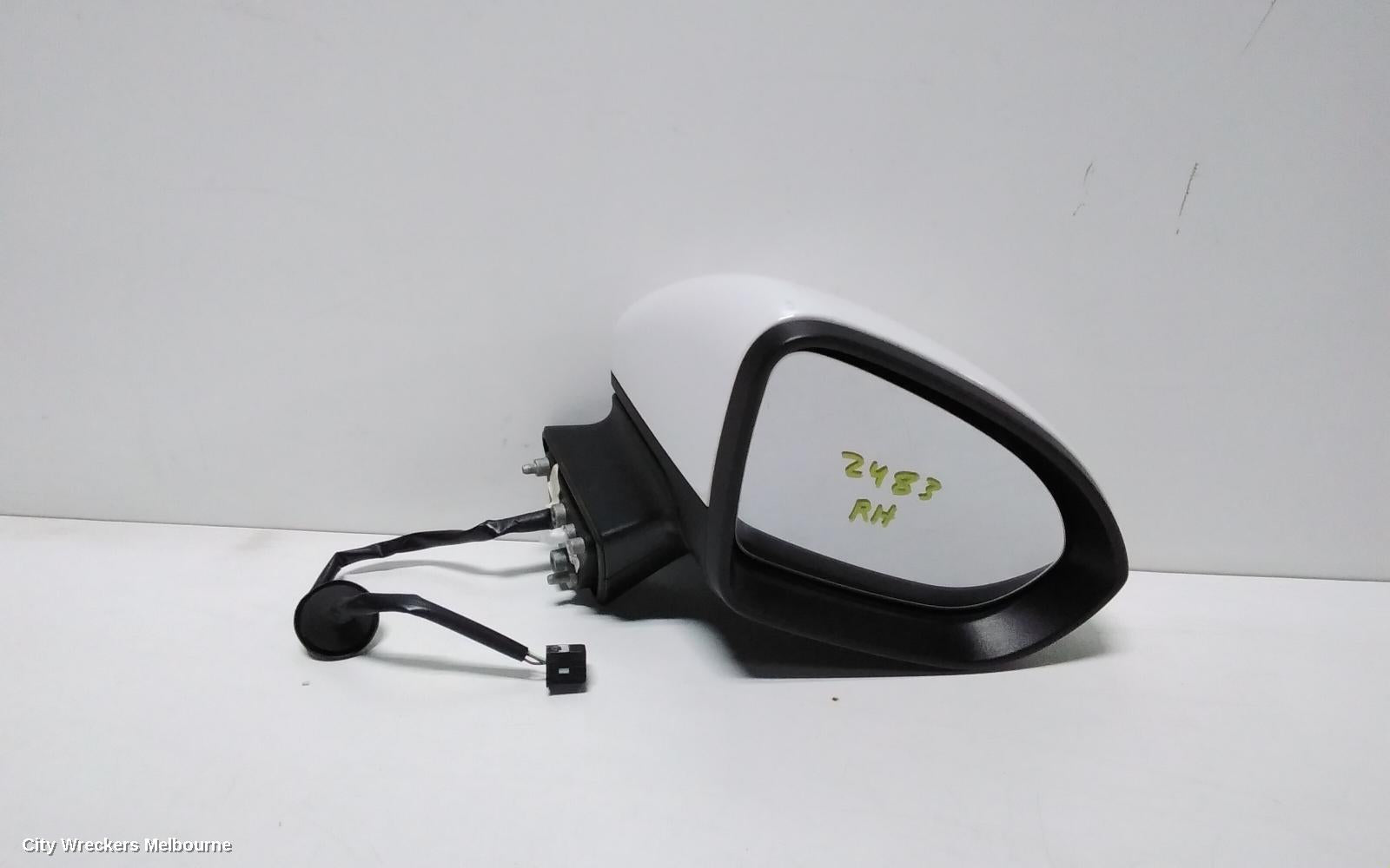 HOLDEN ASTRA RIGHT DOOR MIRROR, BL, SEDAN, NON HEATED, NON BLIND SPOT TYPE, 05/2017 - 12/2020 - Image 1