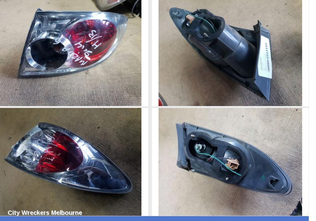 MAZDA 6 RIGHT TAILLIGHT, GG/GY, IN BODY, SEDAN/HATCH, LENS# 220-61980, 08/2005 - 11/2007 - Image 1