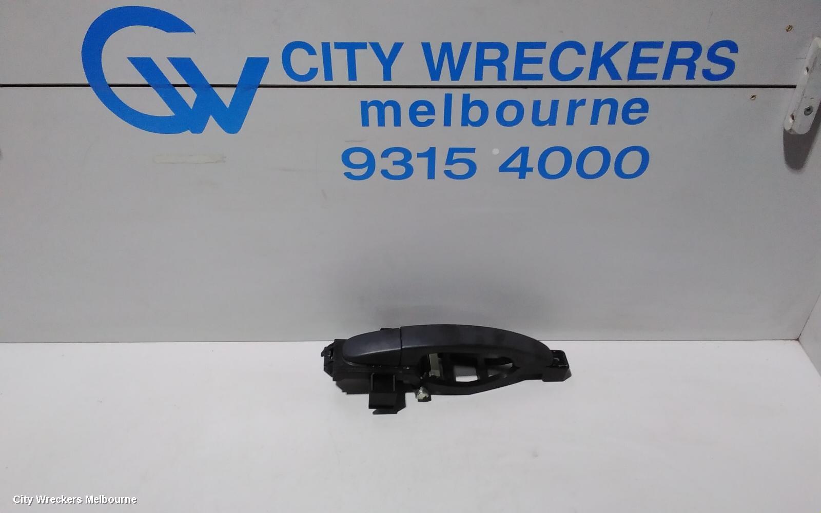 FORD RANGER DOOR HANDLE, OUTER, RH REAR, BLACK, PX, 06/2011 ONWARDS - Image 1