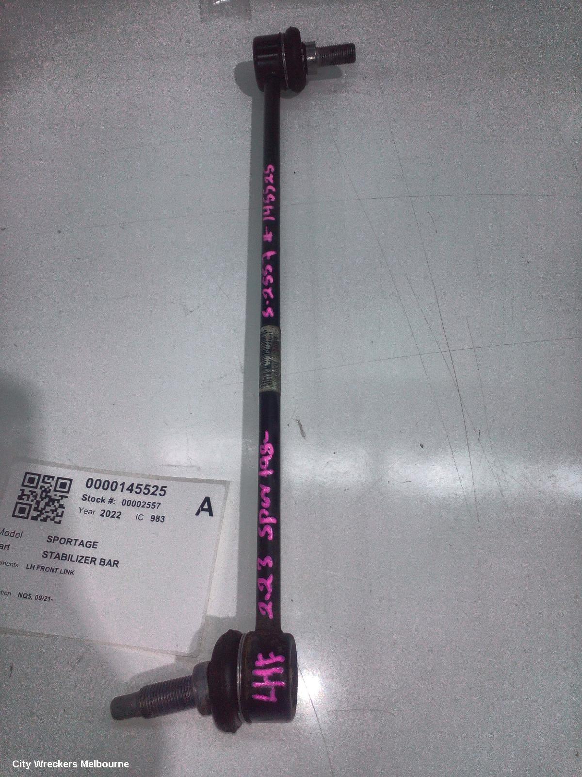 KIA SPORTAGE STABILISER BAR, NQ5, 09/2021 ONWARDS - Image 1