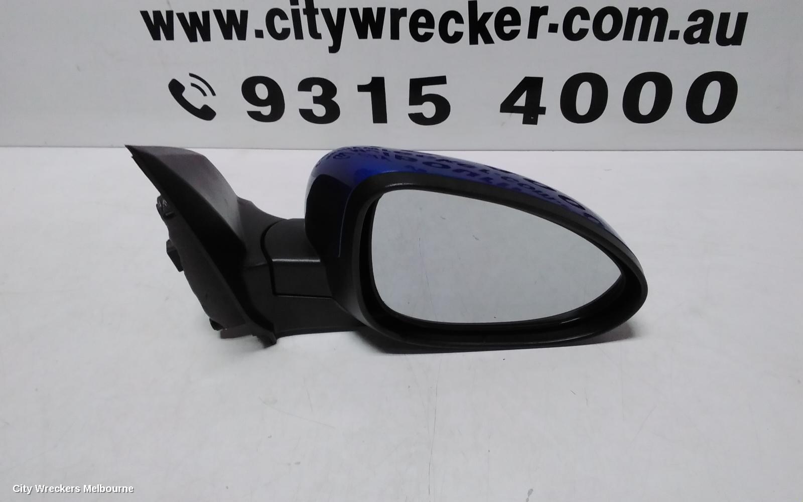 HOLDEN BARINA RIGHT DOOR MIRROR, TM, COLOUR CODED, 09/2011 - 12/2018 - Image 2