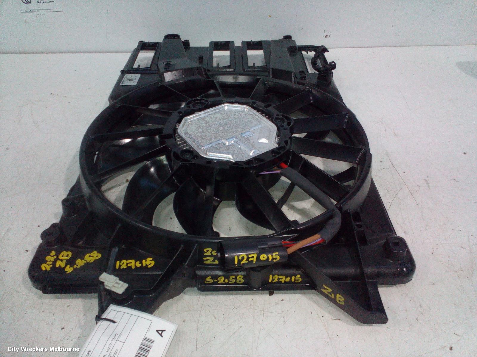 HOLDEN COMMODORE FAN, SINGLE FAN ASSY, 2.0, ZB,PETROL, 10/2017 - 12/2020 - Image 1