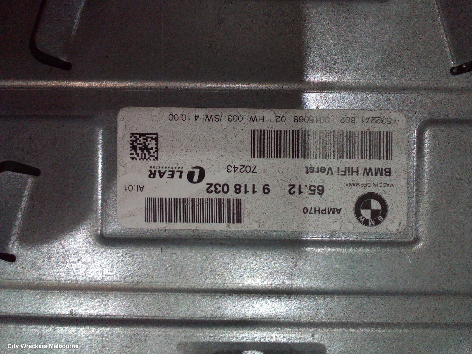 BMW X5 RADIO/CD/DVD/SAT/TV, AMPLIFIER, E70, 03/2007 - 08/2013 - Image 1