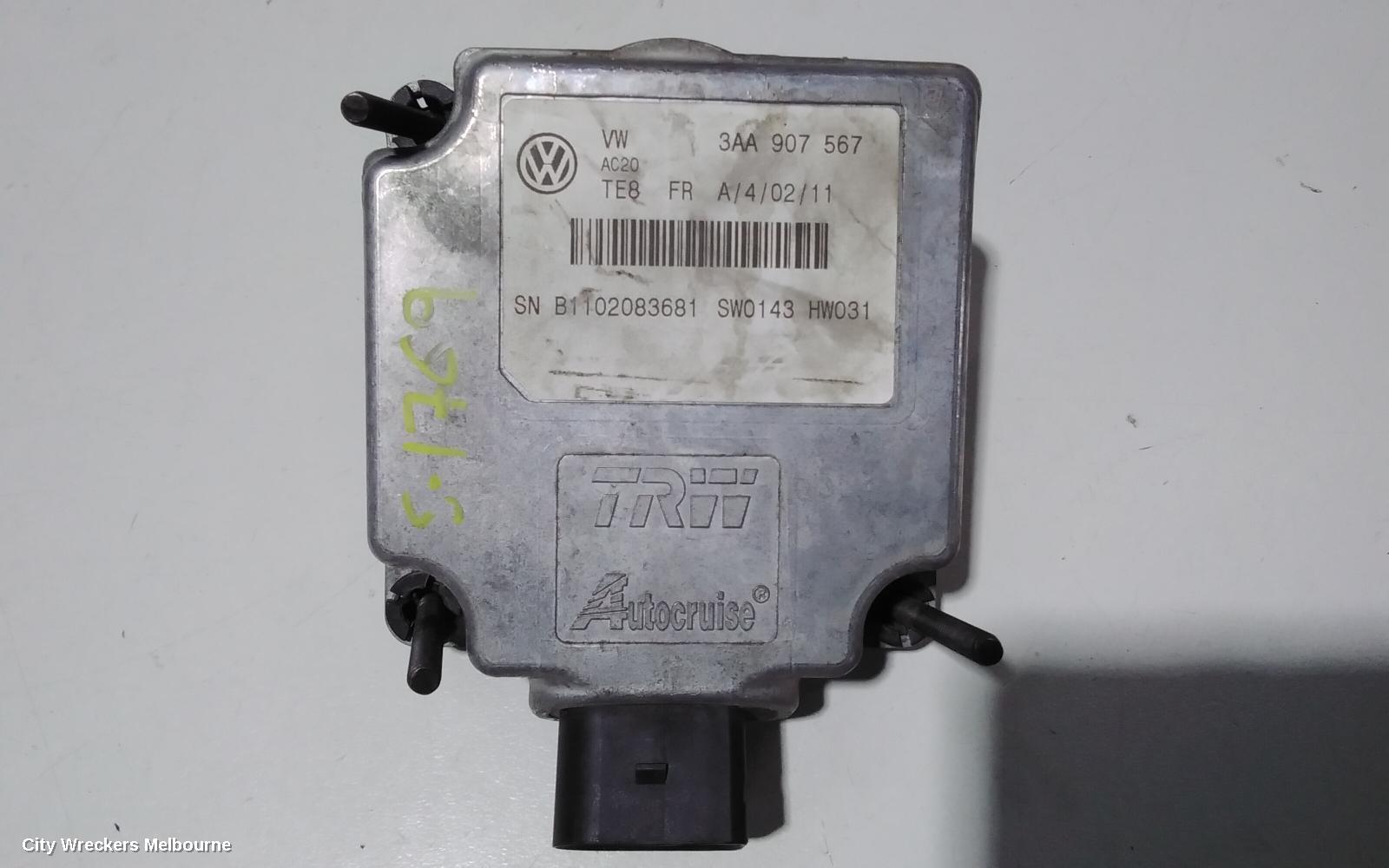VOLKSWAGEN PASSAT, 3CC, SEDAN, 08/2008 - 12/2016, DISTANCE SENSOR  3AA-907-567 PASSAT CC: 80650 - Image 3
