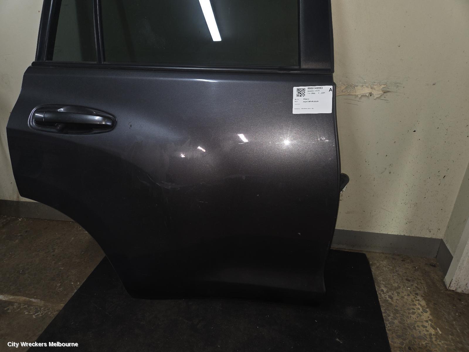 TOYOTA PRADO RIGHT REAR DOOR, 150 SERIES, 08/2009 - 11/2023 - Image 3