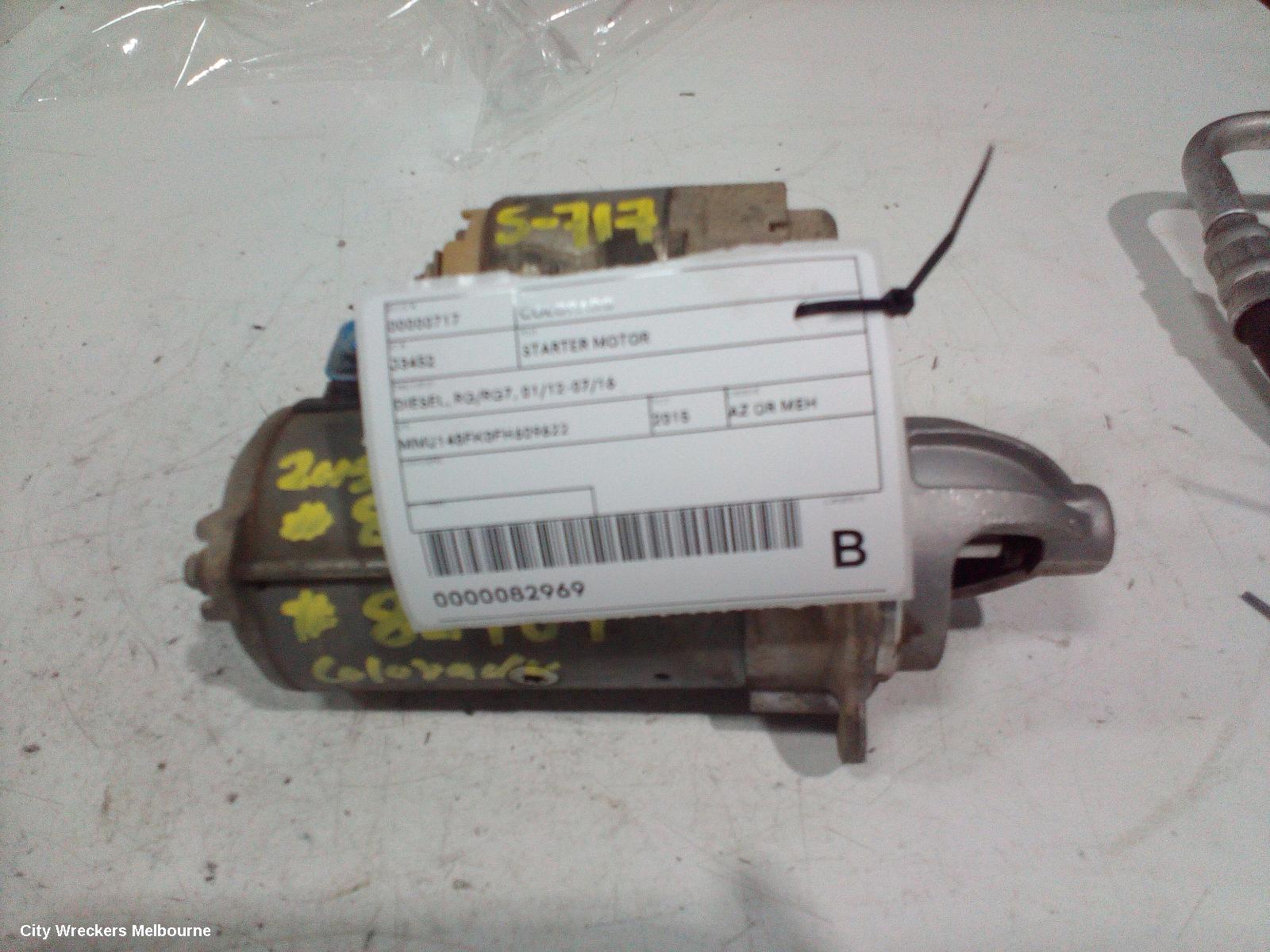 HOLDEN COLORADO STARTER, DIESEL, RG/RG7, 01/2012 - 07/2016 - Image 3