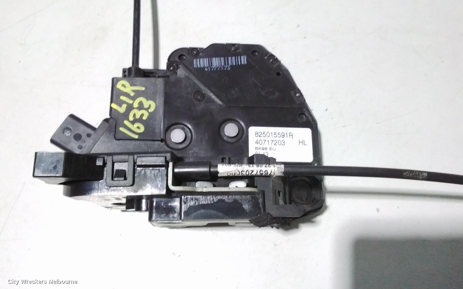 RENAULT CLIO DOOR/BOOT/GATE LOCK, LEFT REAR DOOR LOCK, P/N 825015591R, X98, 09/2013 - 10/2019 - Image 2