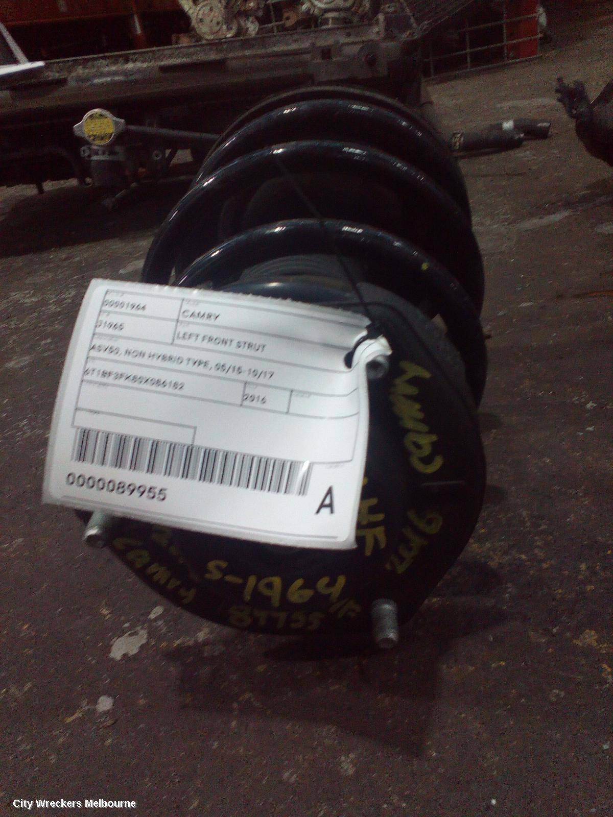 TOYOTA CAMRY LEFT FRONT STRUT, ASV50, NON HYBRID TYPE, 05/2015 - 10/2017 - Image 1